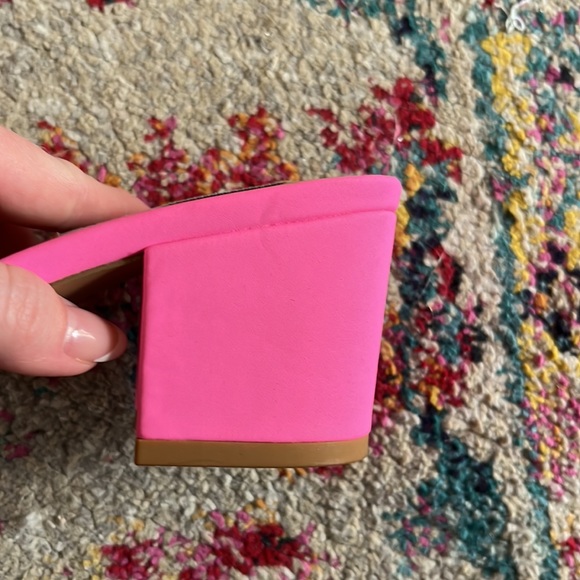 Steve Madden Issy Block Heels in pink - Picture 4 of 9